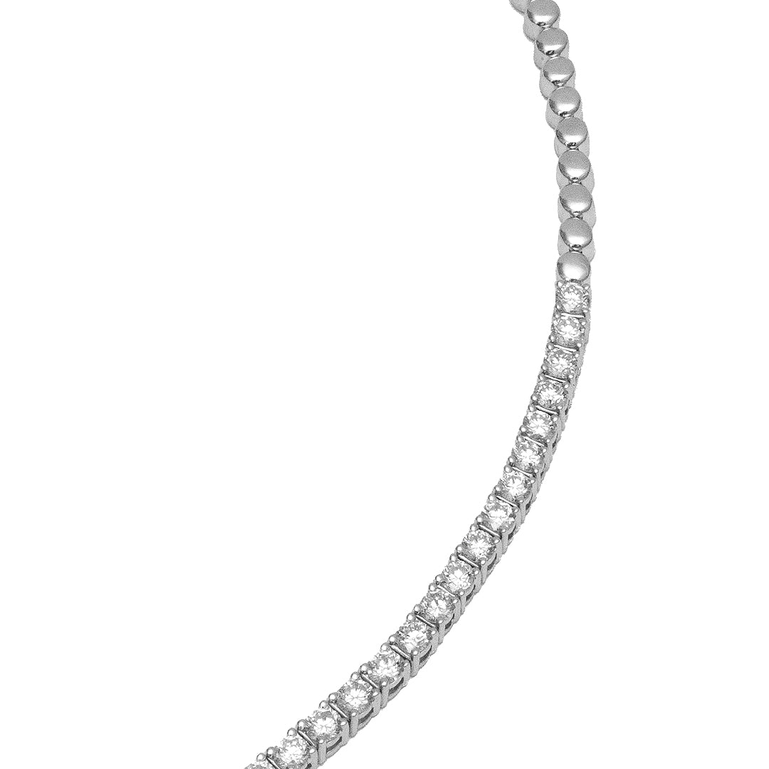 Capsule Soft Diamond 18K Gold Necklace by Natkina