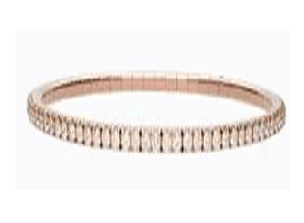 Capsule Soft Diamond Rose Gold 18K Bracelet by Natkina