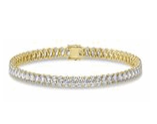 Capsule Soft Statement Diamond 18K Gold Bracelet by Natkina