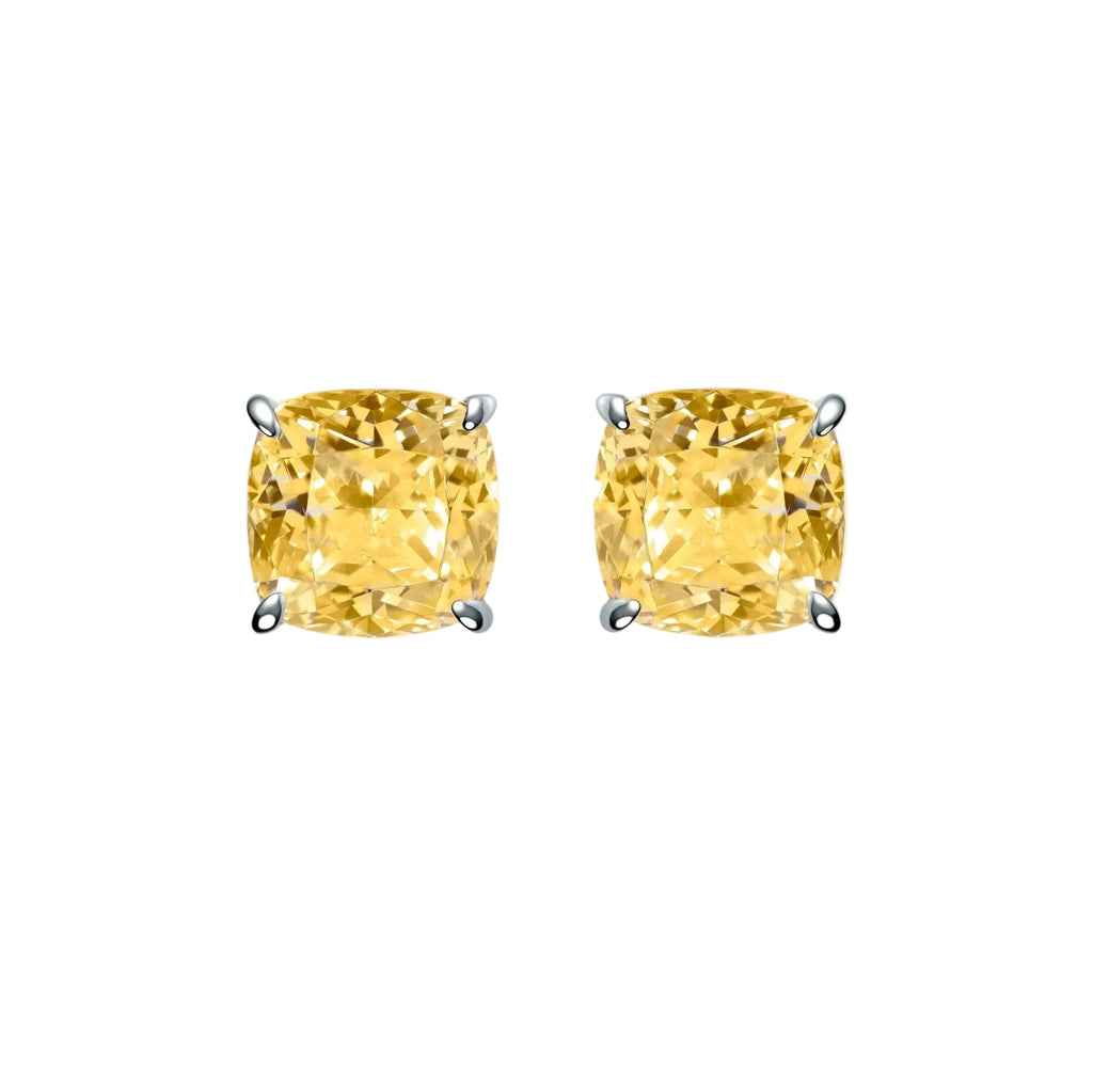 Classic Cushion Cut 8x8 mm Stud Earrings