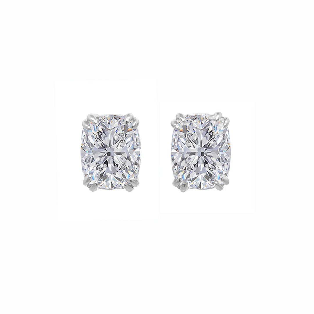 Classic Oval-Cut Solitaire Stud Earrings by Natkina