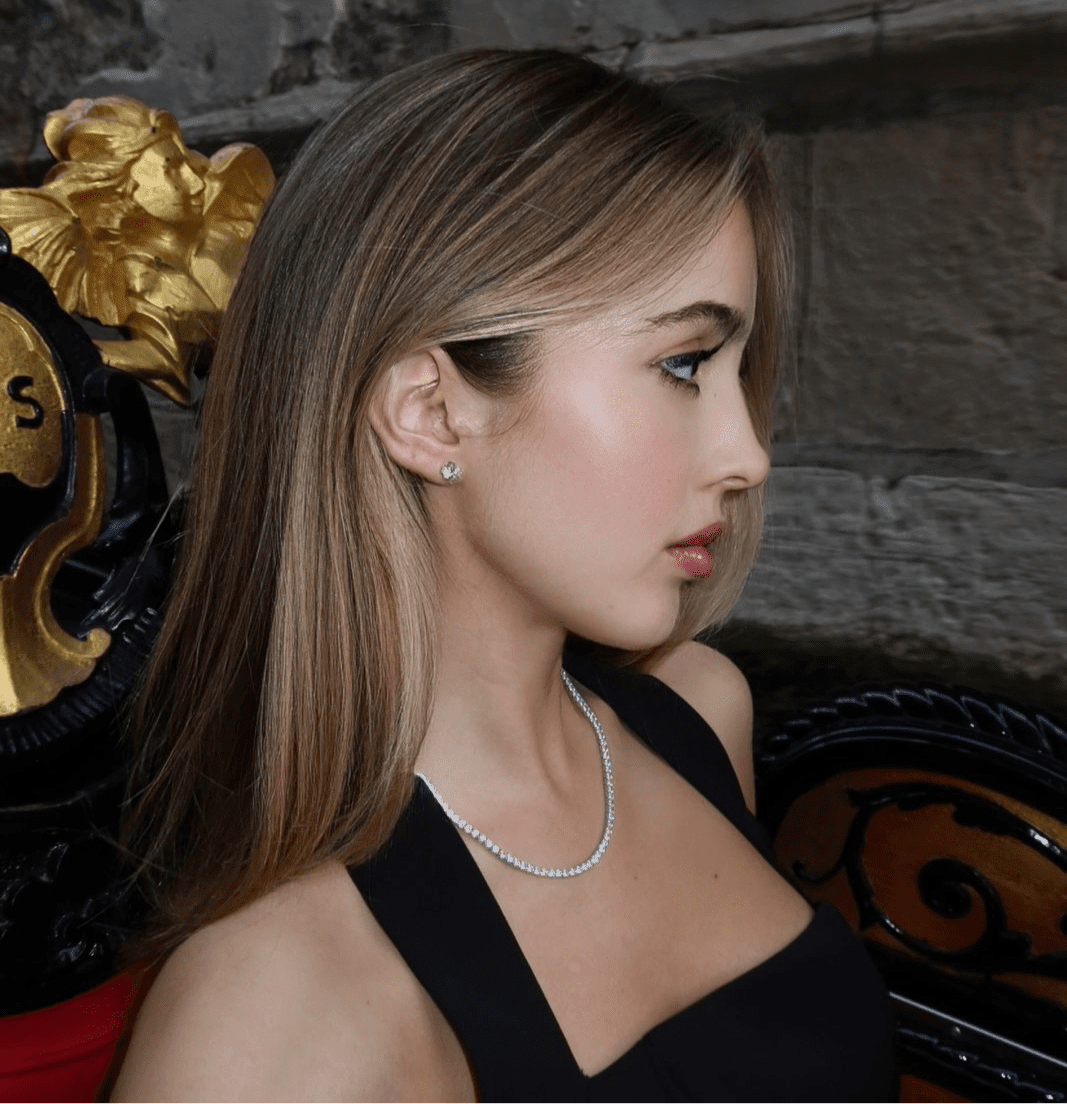 Classic Round Studs Yellow Gold Plated by Natkina