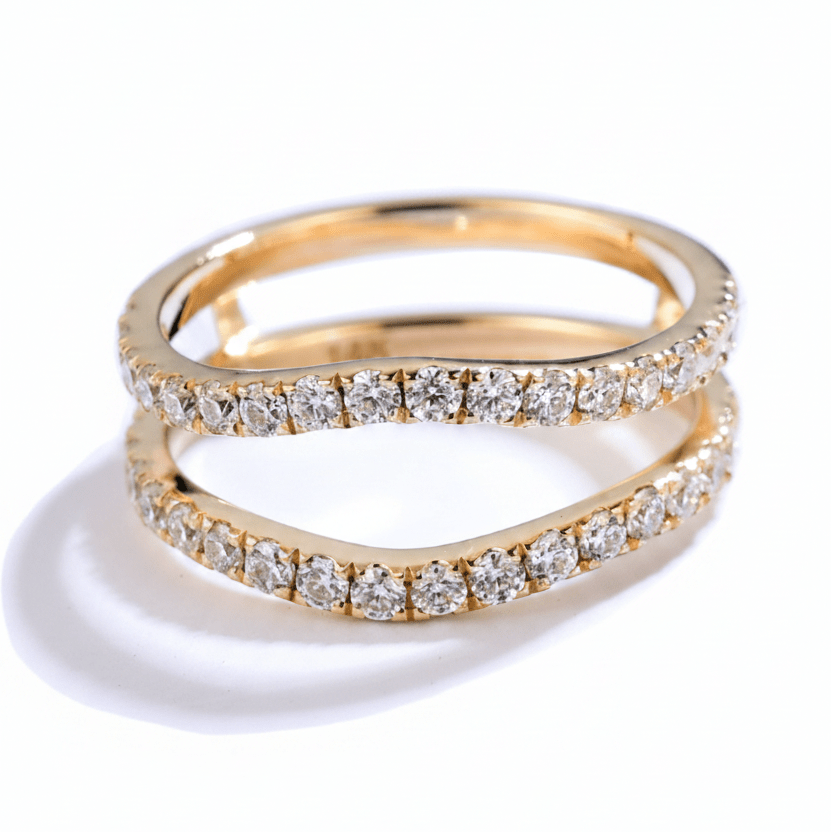 Curved Diamond Triad Guard by Natkina