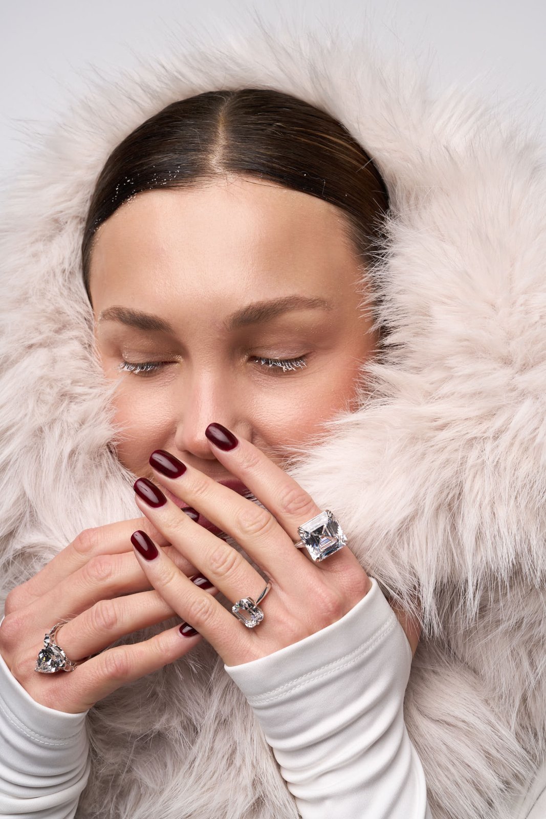 Elizabeth Taylor Inspired Engagement Ring 18x18mm by Natkina