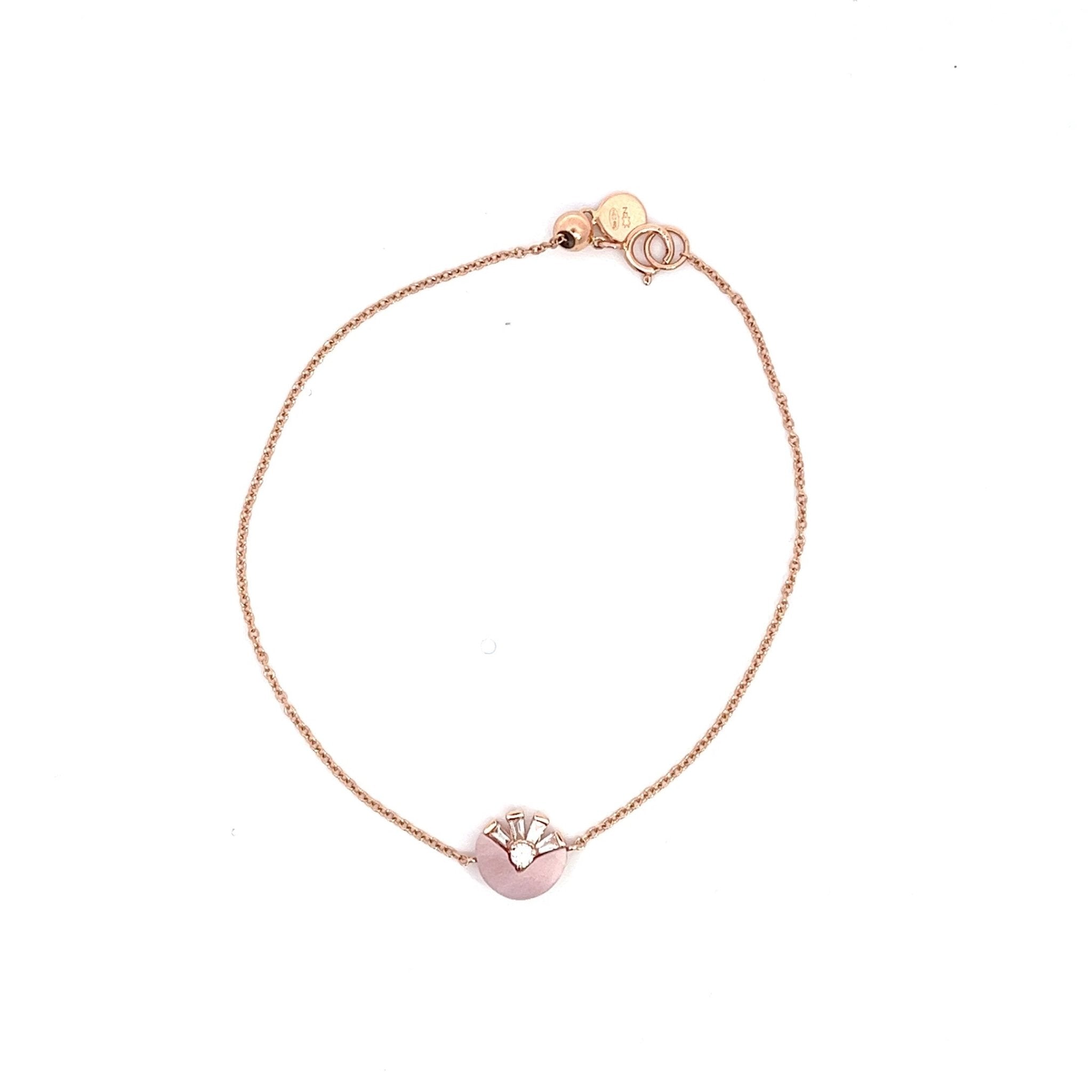 Eternelle Bracelet Mother of Pearl Rose Gold by Natkina