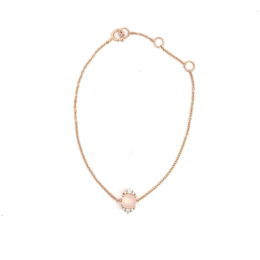 Eternelle Bracelet Pink Quartz Rose Gold