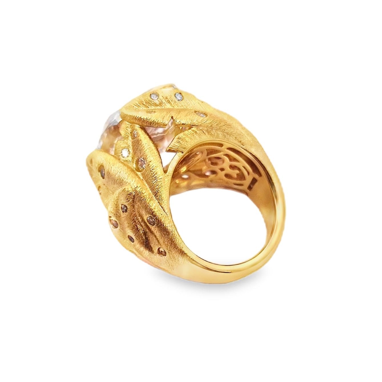 Exquisite Cocktail Silver Ring by Natkina