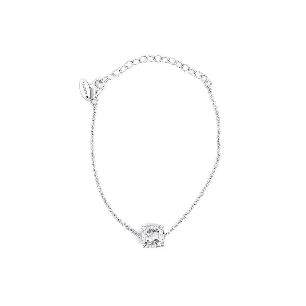 Feminine Cushion Cut 9x9 mm Bracelet