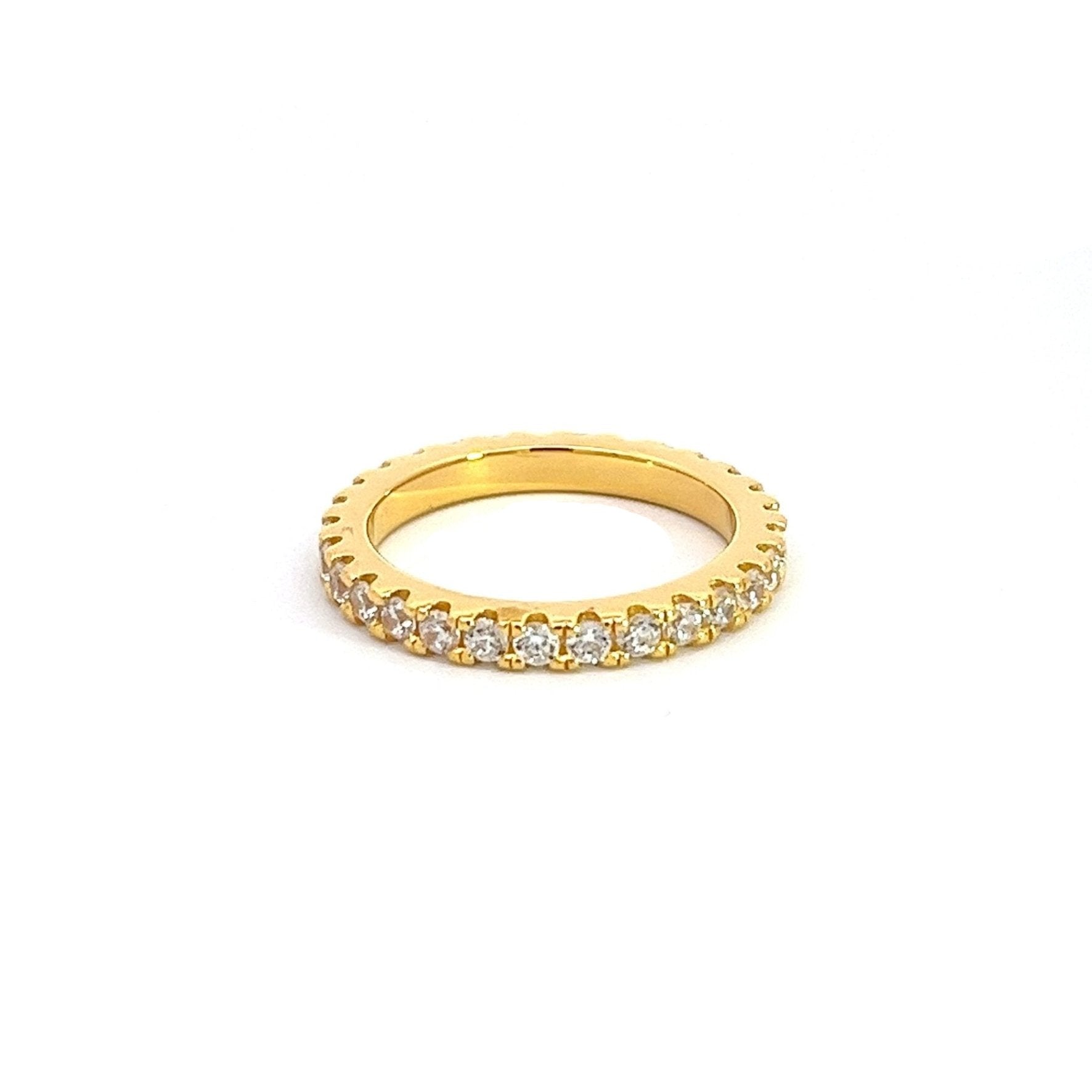 Fine Yellow Gold Plated Silver Ring by Natkina