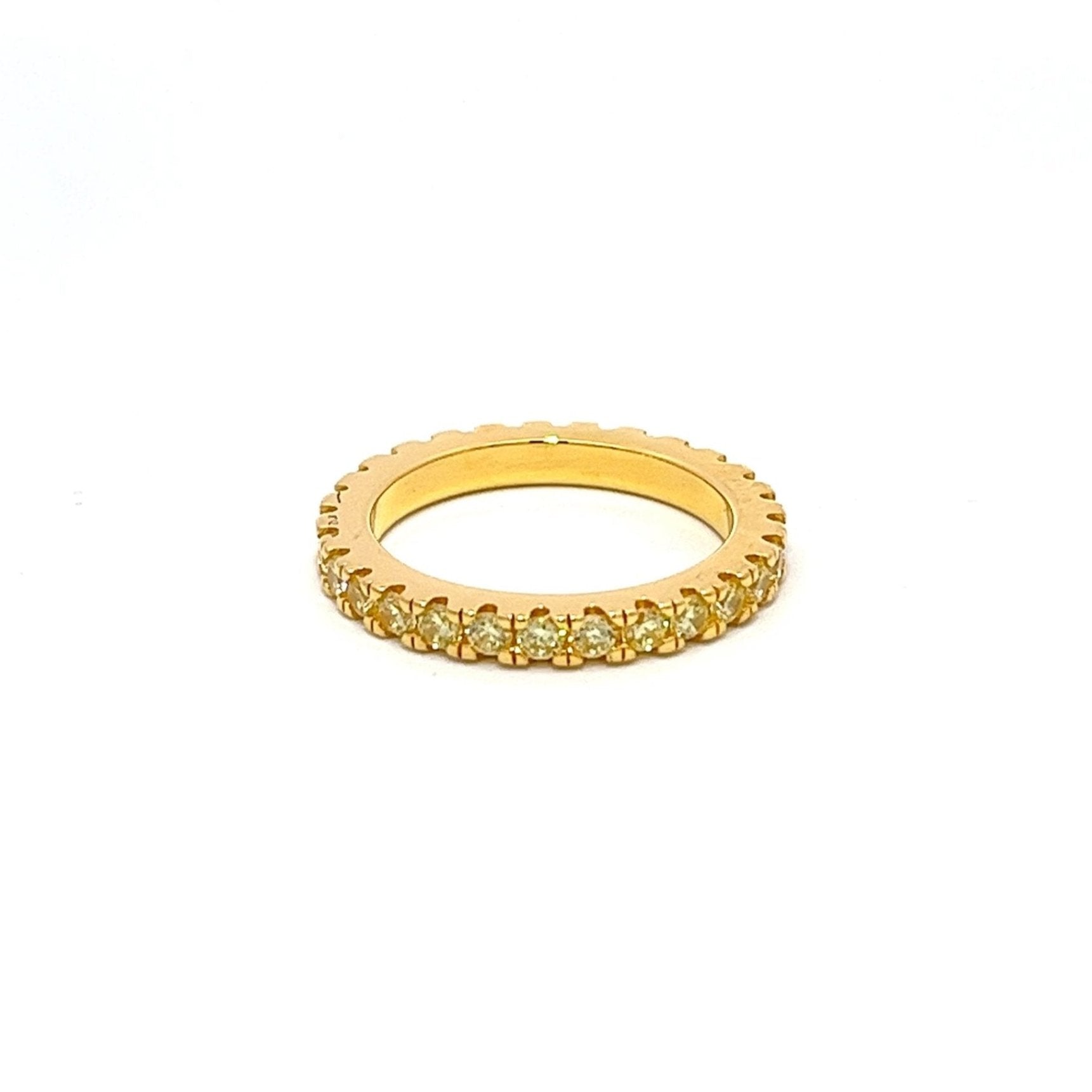 Fine Yellow Gold Plated Silver Ring by Natkina