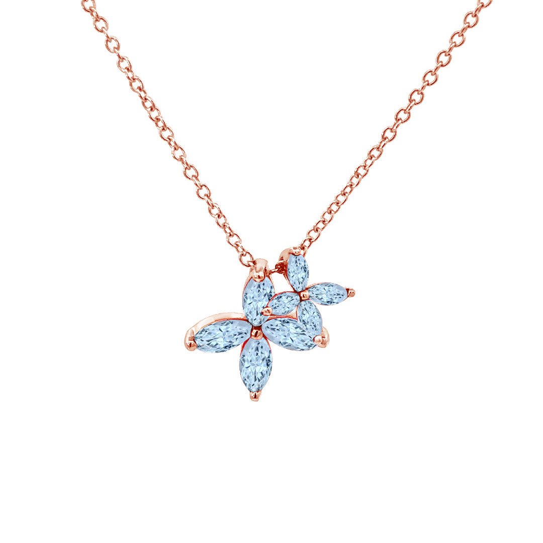 Flower Silver Necklace by Natkina