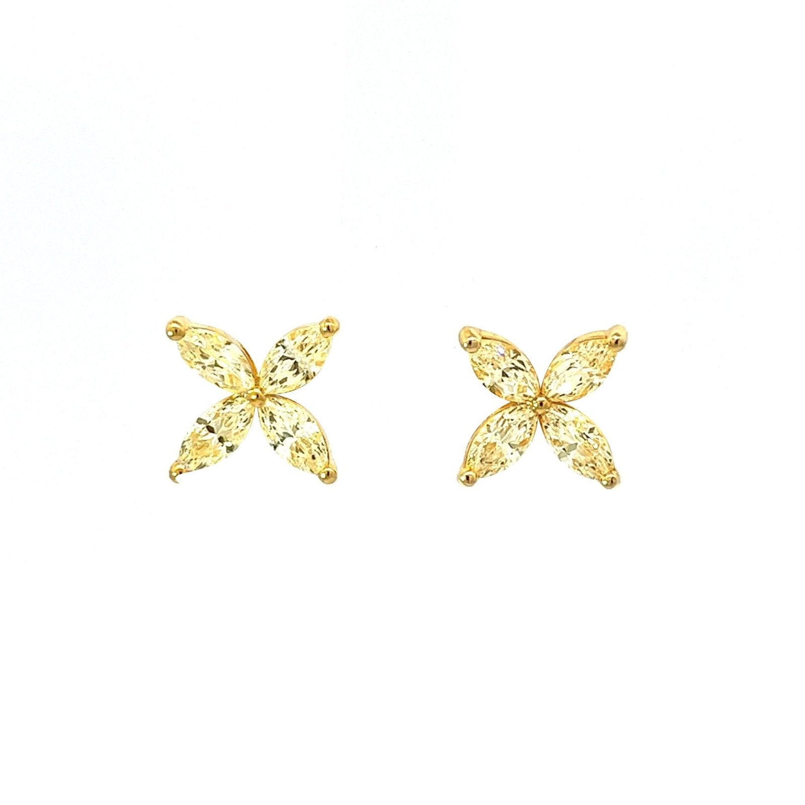 Flower Studs by Natkina