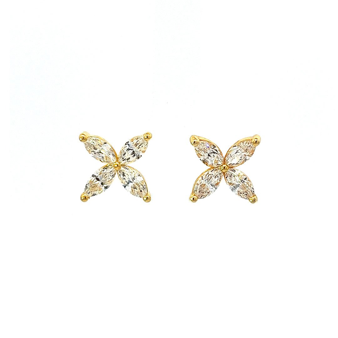 Flower Studs by Natkina