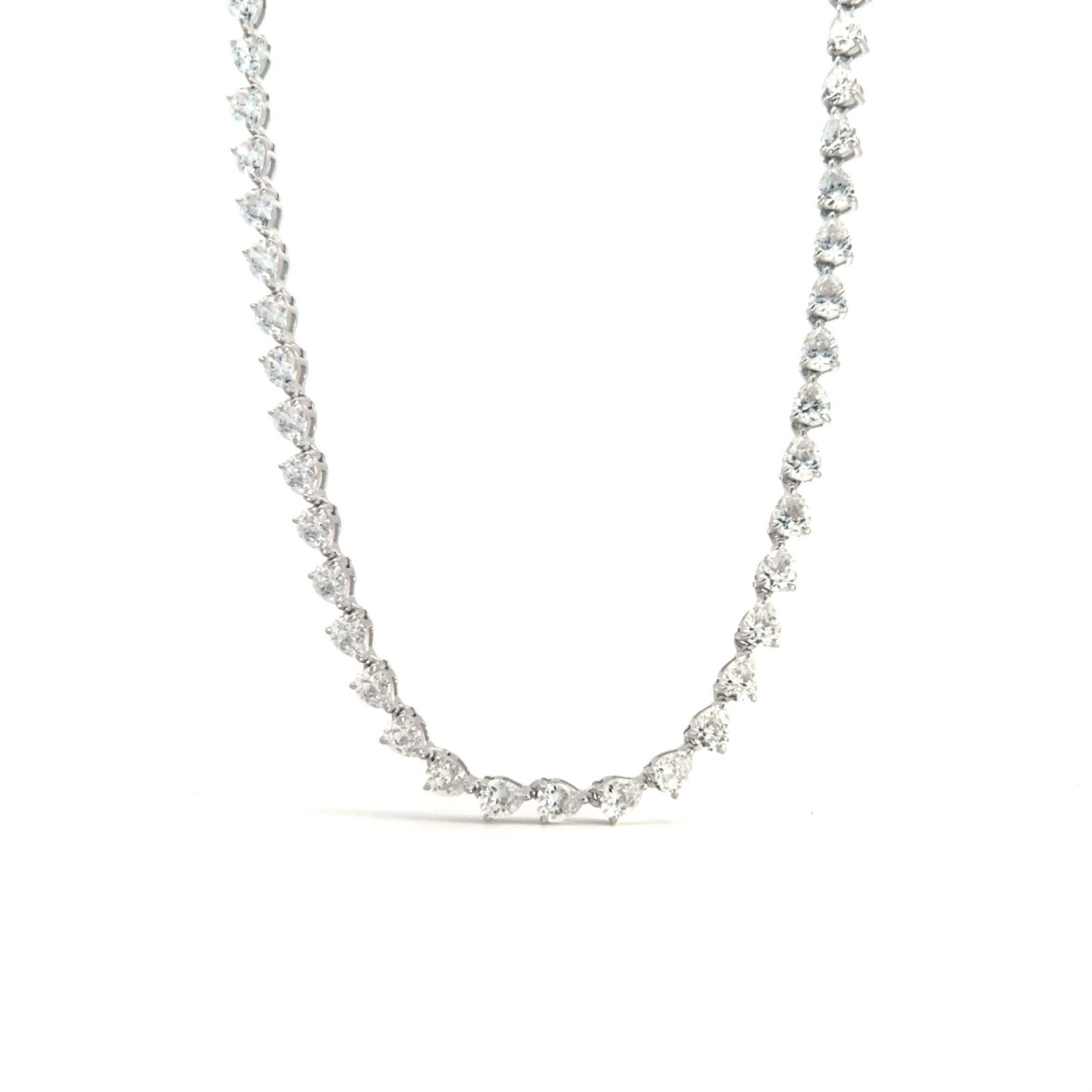 Frosted Teardrop Necklace by Jourdan Sloane by Natkina