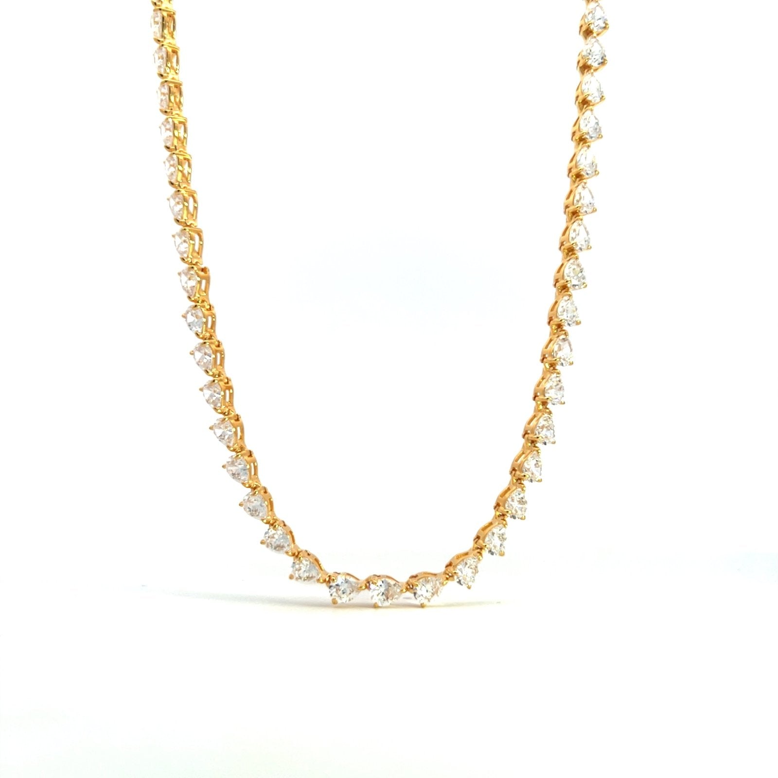 Frosted Teardrop Necklace by Jourdan Sloane by Natkina