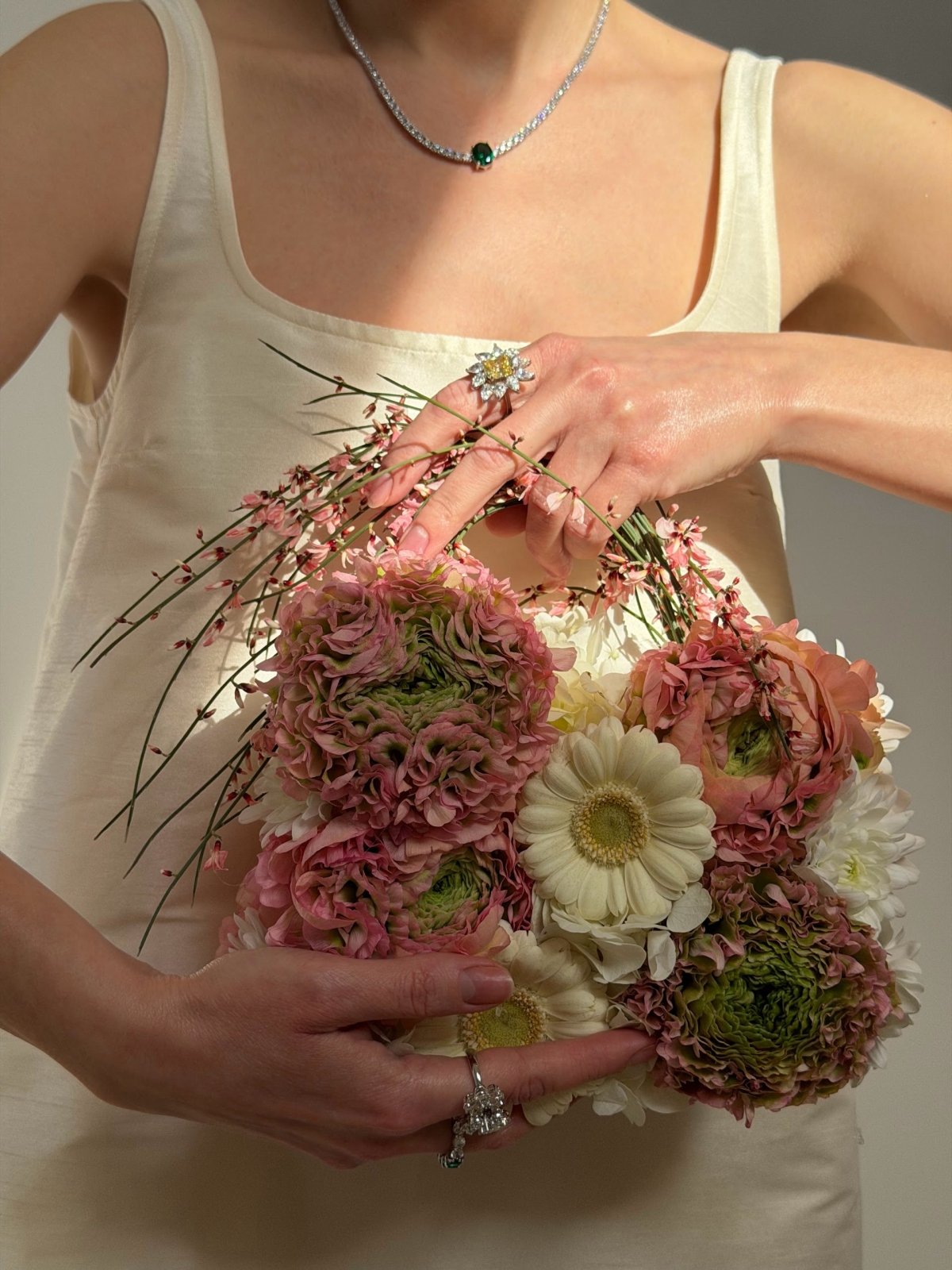 Gardenia Glow Ring by Natkina