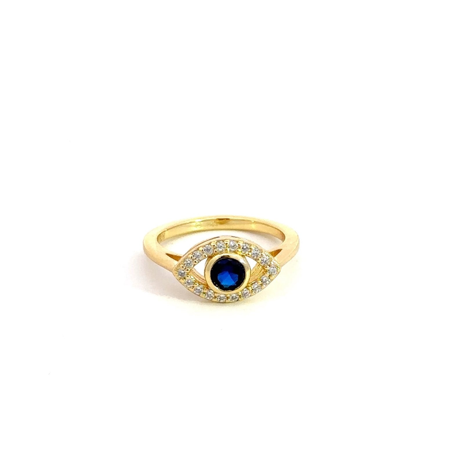 Golden Guardian Ring Evil Eye Collection by Natkina by Natkina
