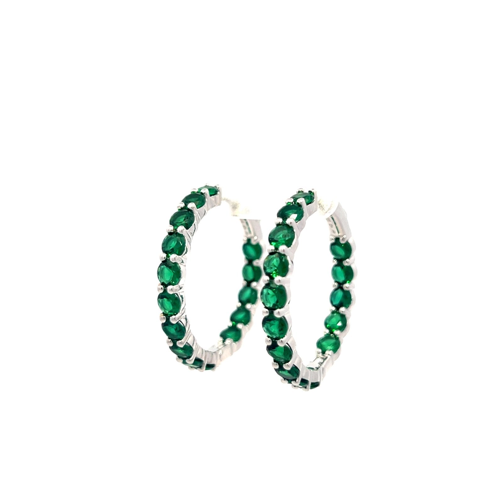 Golden Orbit Hoops by Natkina