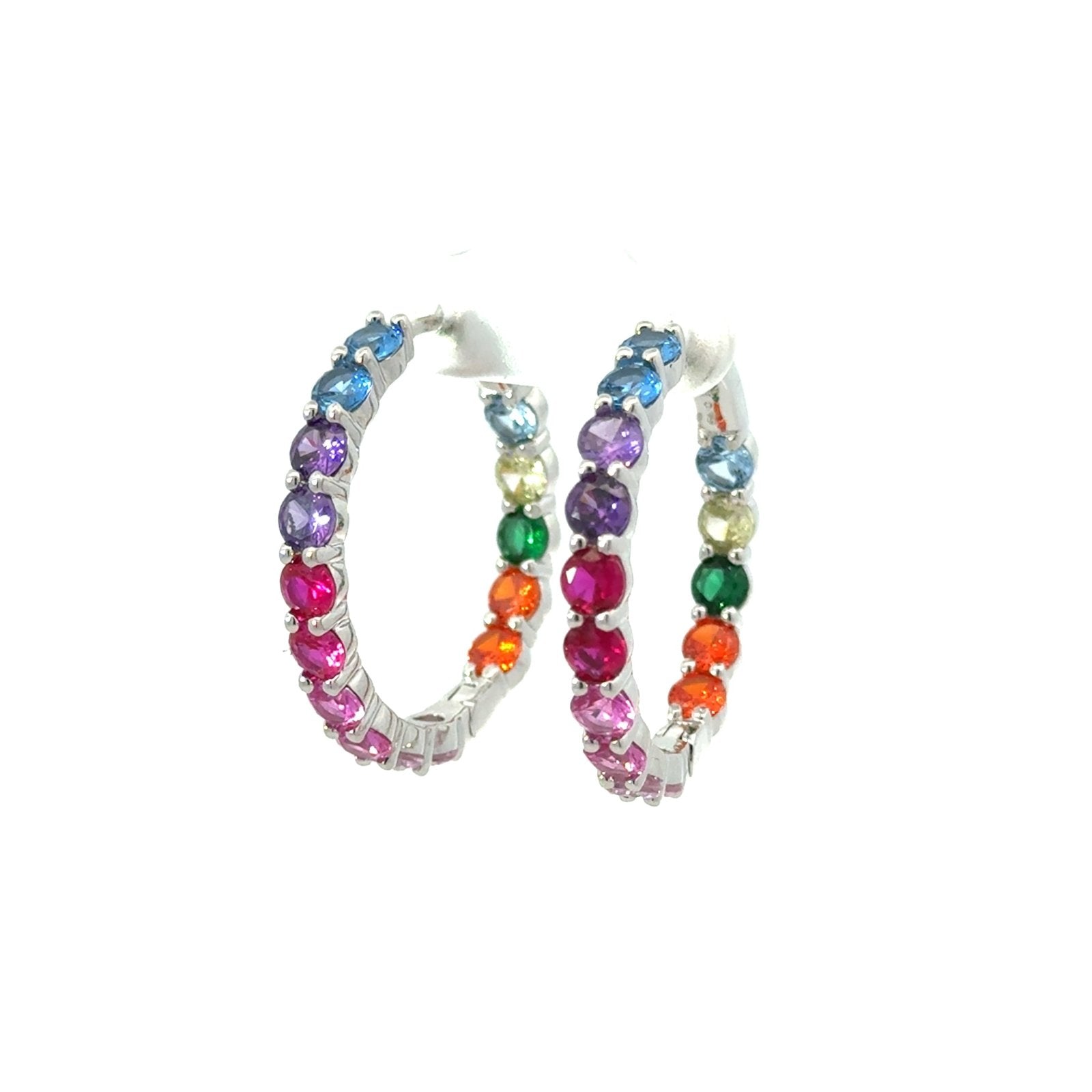 Golden Orbit Hoops by Natkina