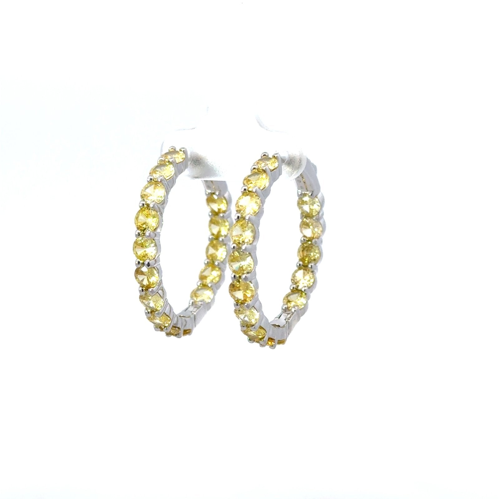 Golden Orbit Hoops by Natkina