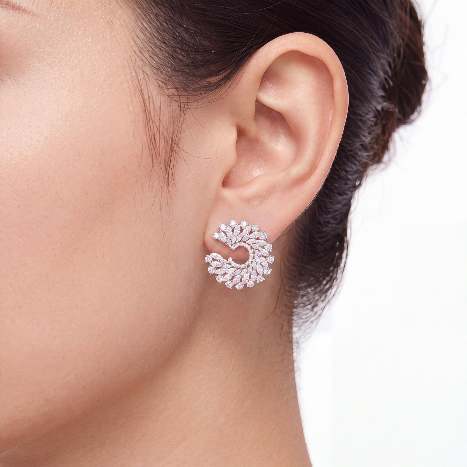 Half Luna Style Earrings by Natkina