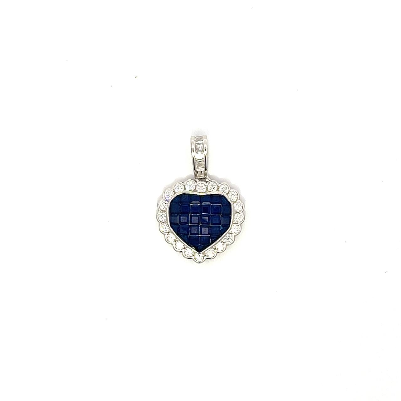Heart by Fall In Love Silver Pendant by Natkina