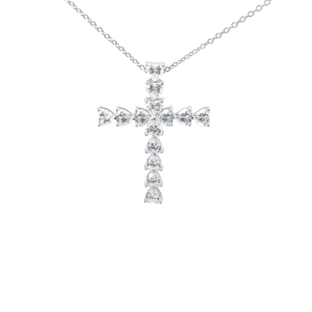 Heart Shaped Fancy Cross