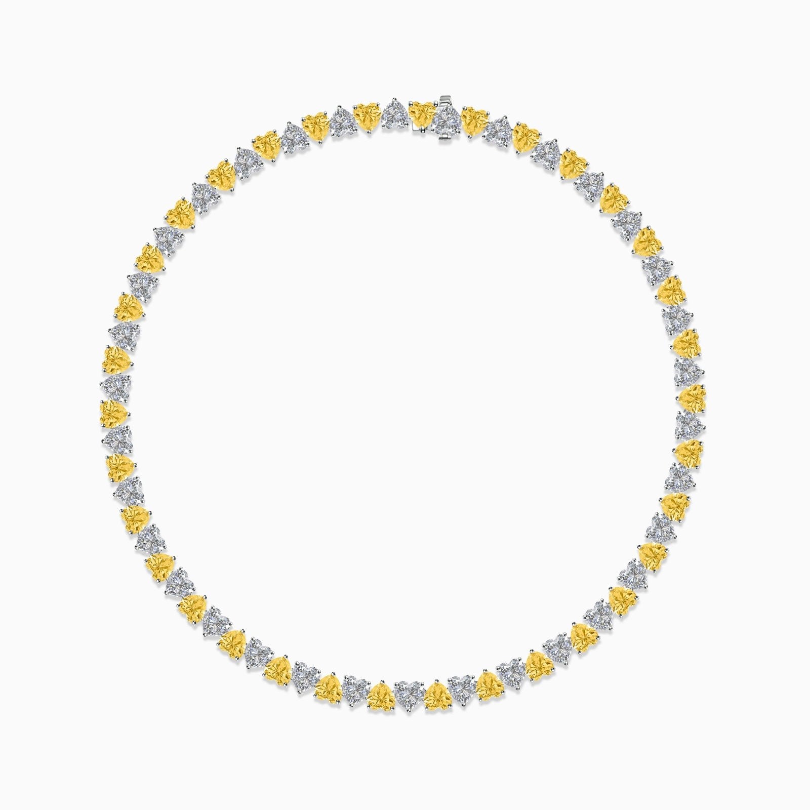 Heart Shaped Tennis Choker by Natkina