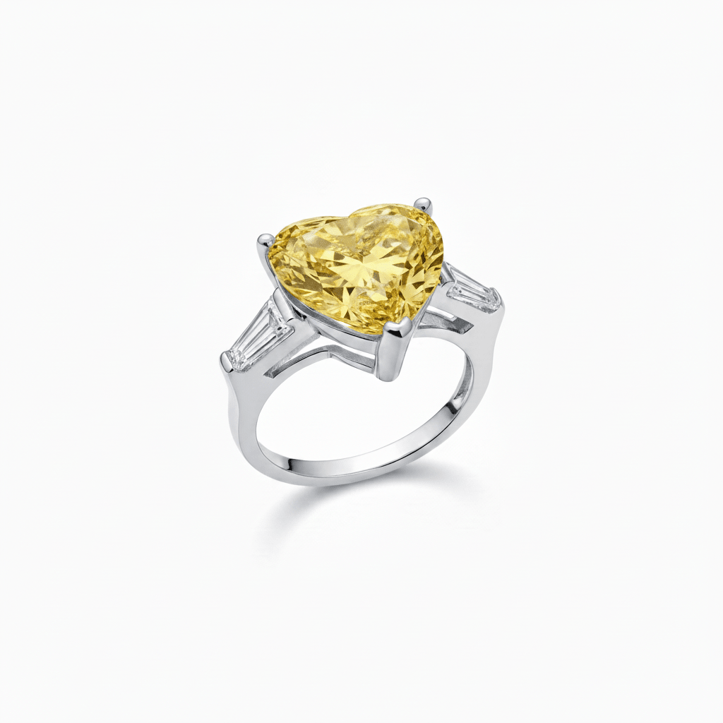 Heart Silver Ring by Natkina