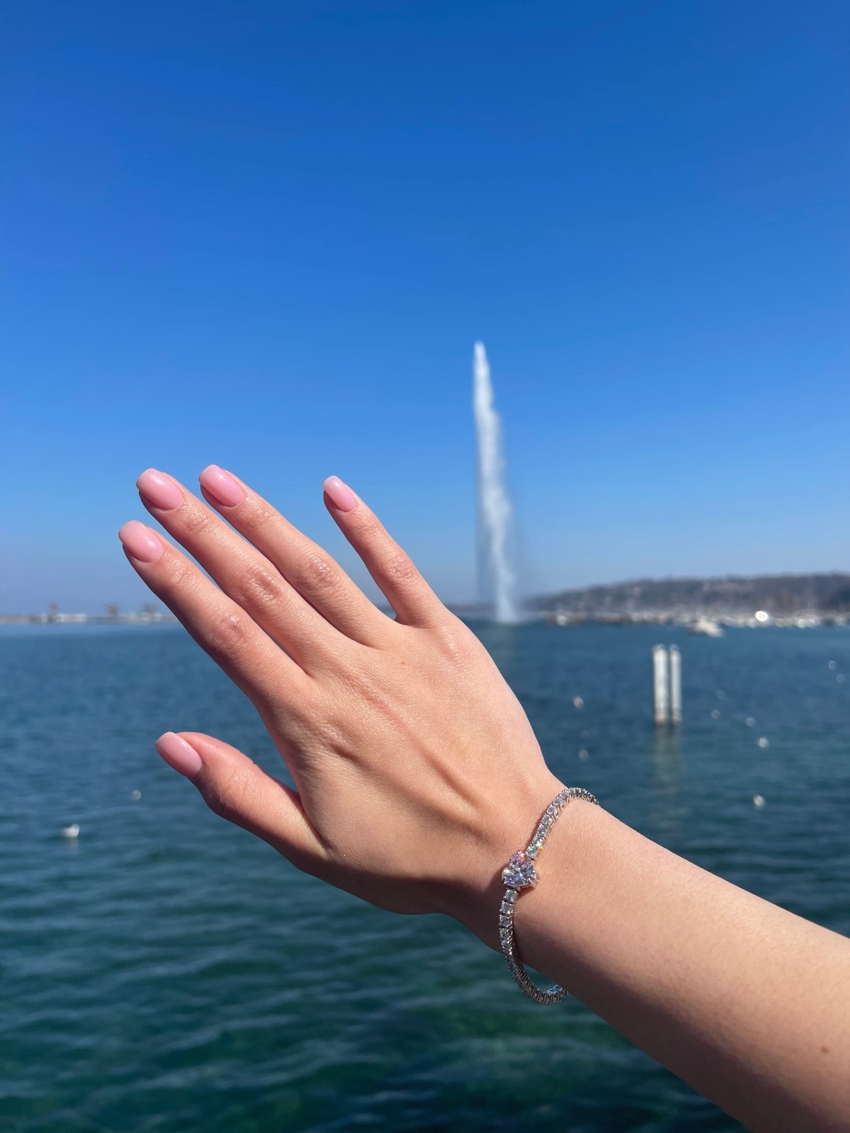 Heart Tennis Silver bracelet by Natkina