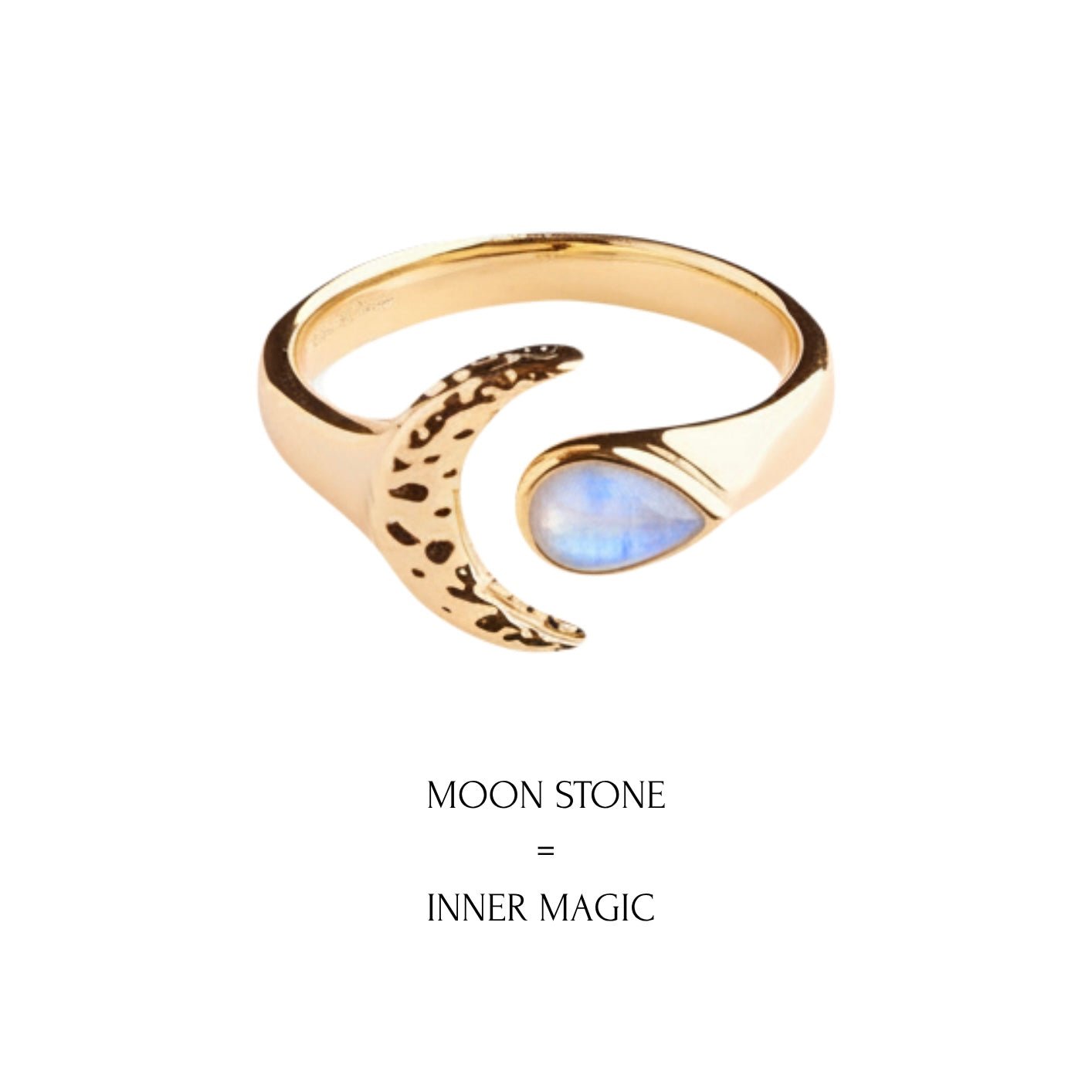 "I Create Miracles" Clear Crystal Ring by Kristina Bazan by Natkina