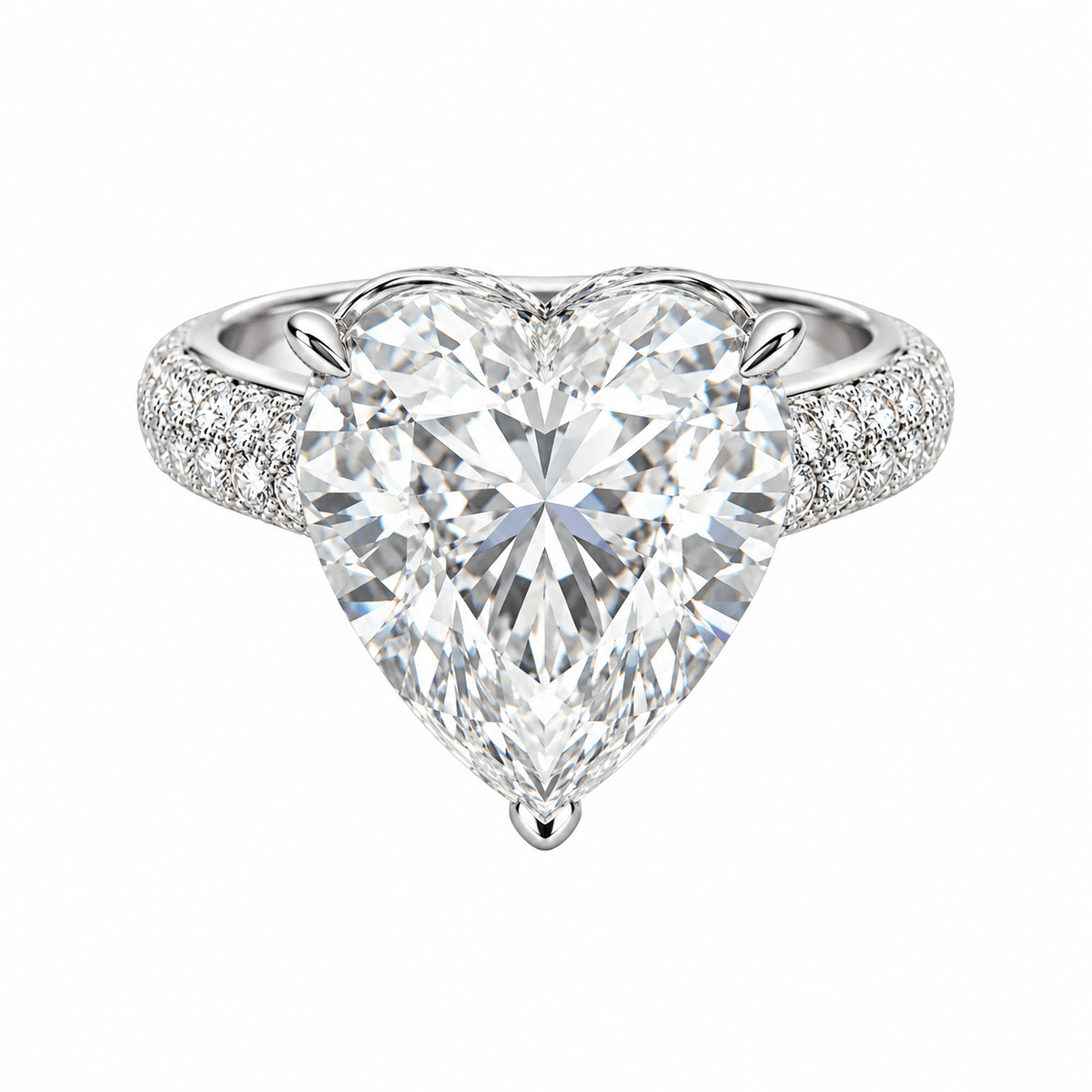 Iconic Heart Silver Ring by Natkina