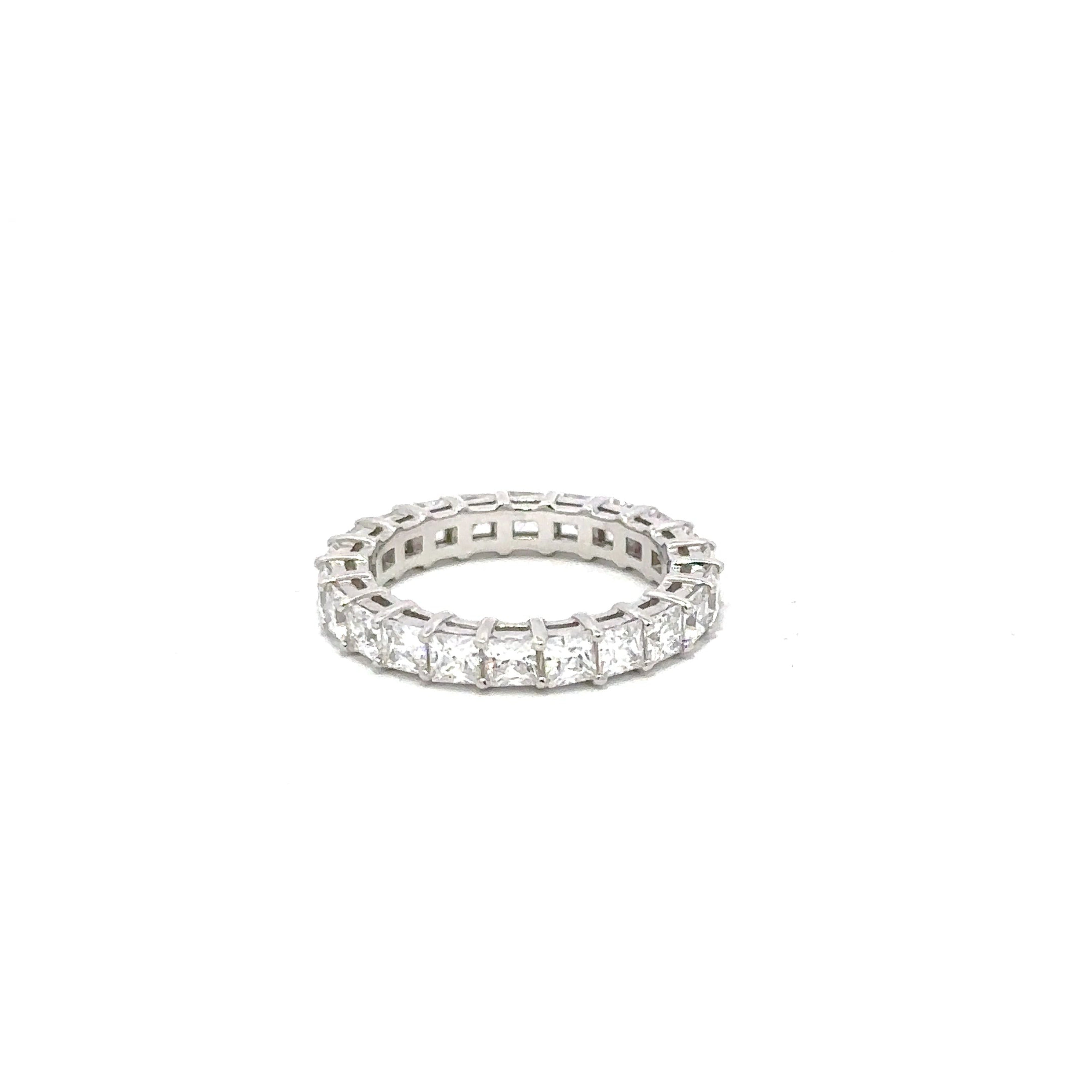 Square Infinity Silver Ring