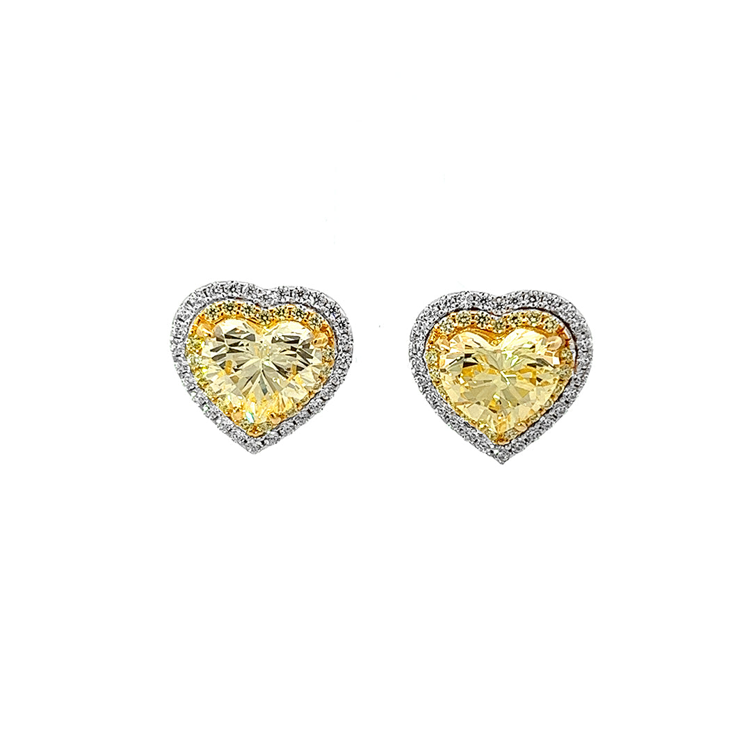 Everyday Heart shaped Silver Stud