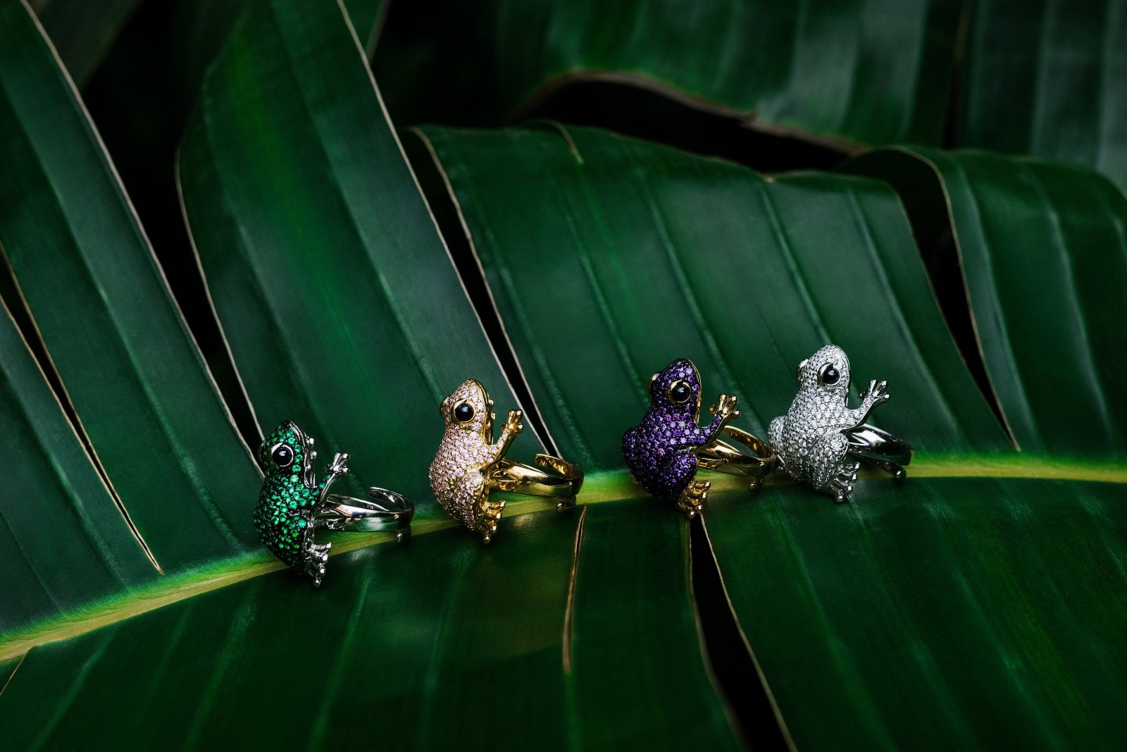 Lucky Brown Frog Silver Ring by Natkina