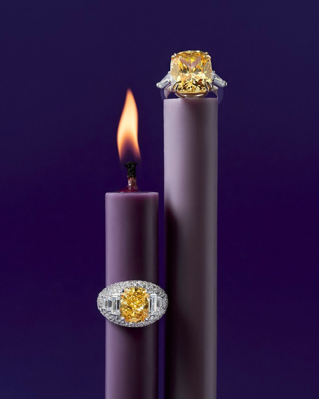 Luxe Yellow Diamond Ring by Natkina