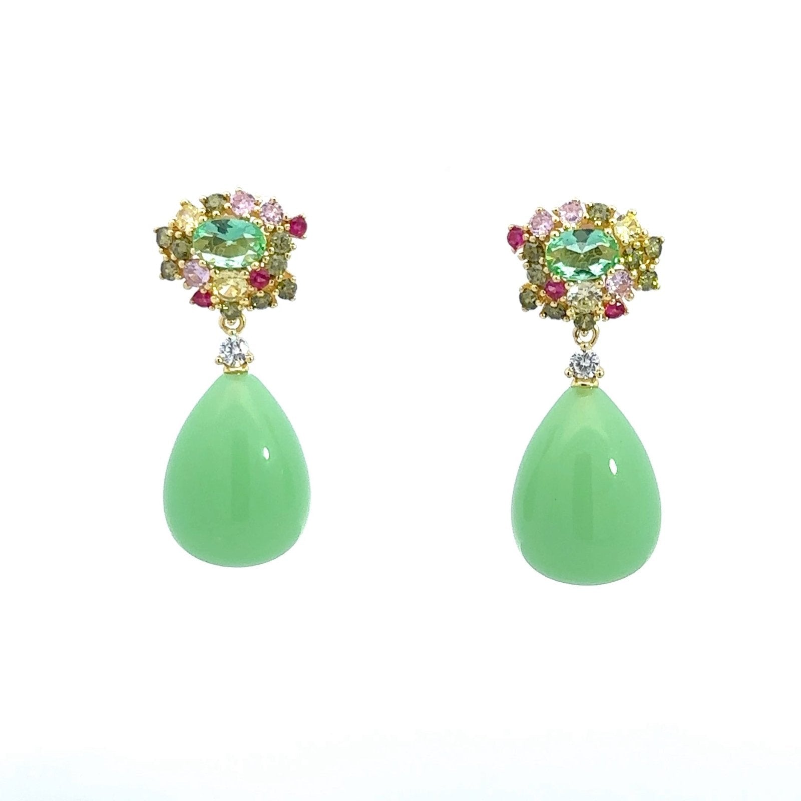 Milky Elegance Earrings by Natkina