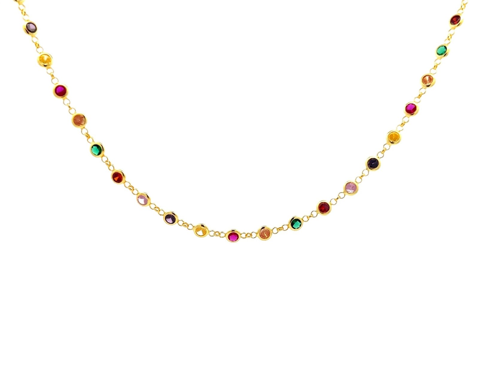 Multicolor Dolce Vita Starburst Necklace by Natkina