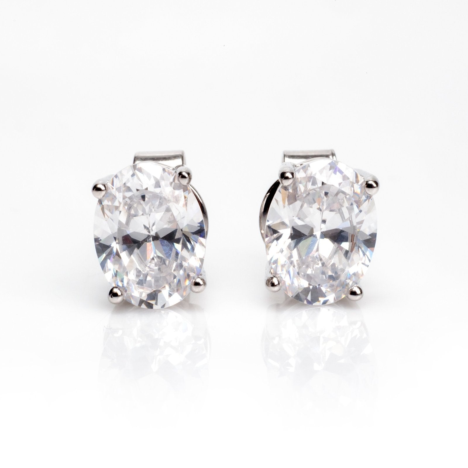 Oval Cut Studs by Natkina