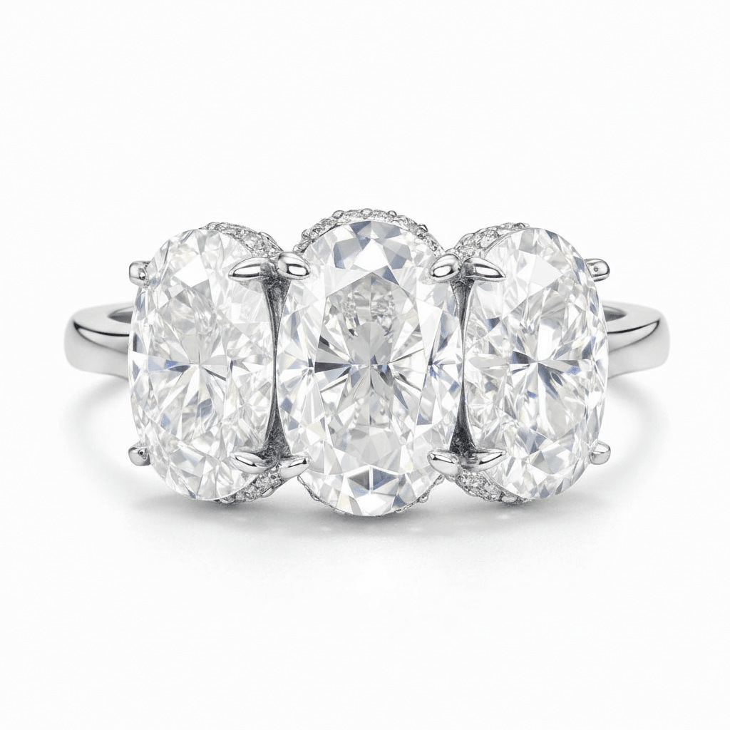 Oval Trilogy Ring by Natkina