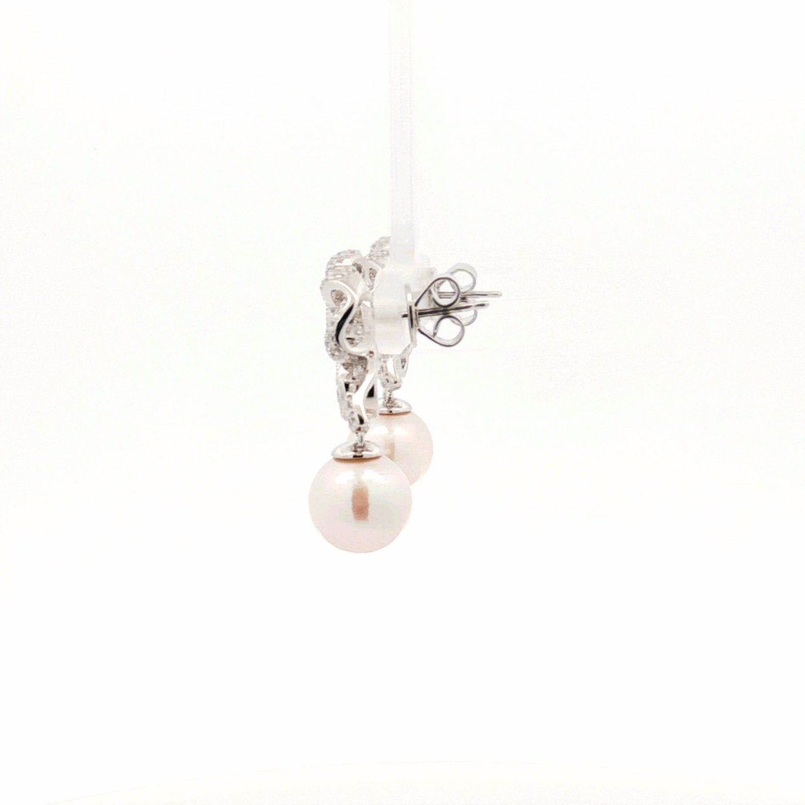 Pearl Bow Earrings by Natkina