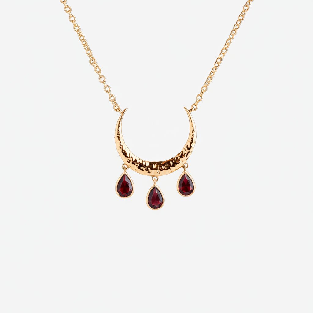 "Pendant of Abundant Blessings" Red Alamandine Garnet by Kristina Bazan by Natkina
