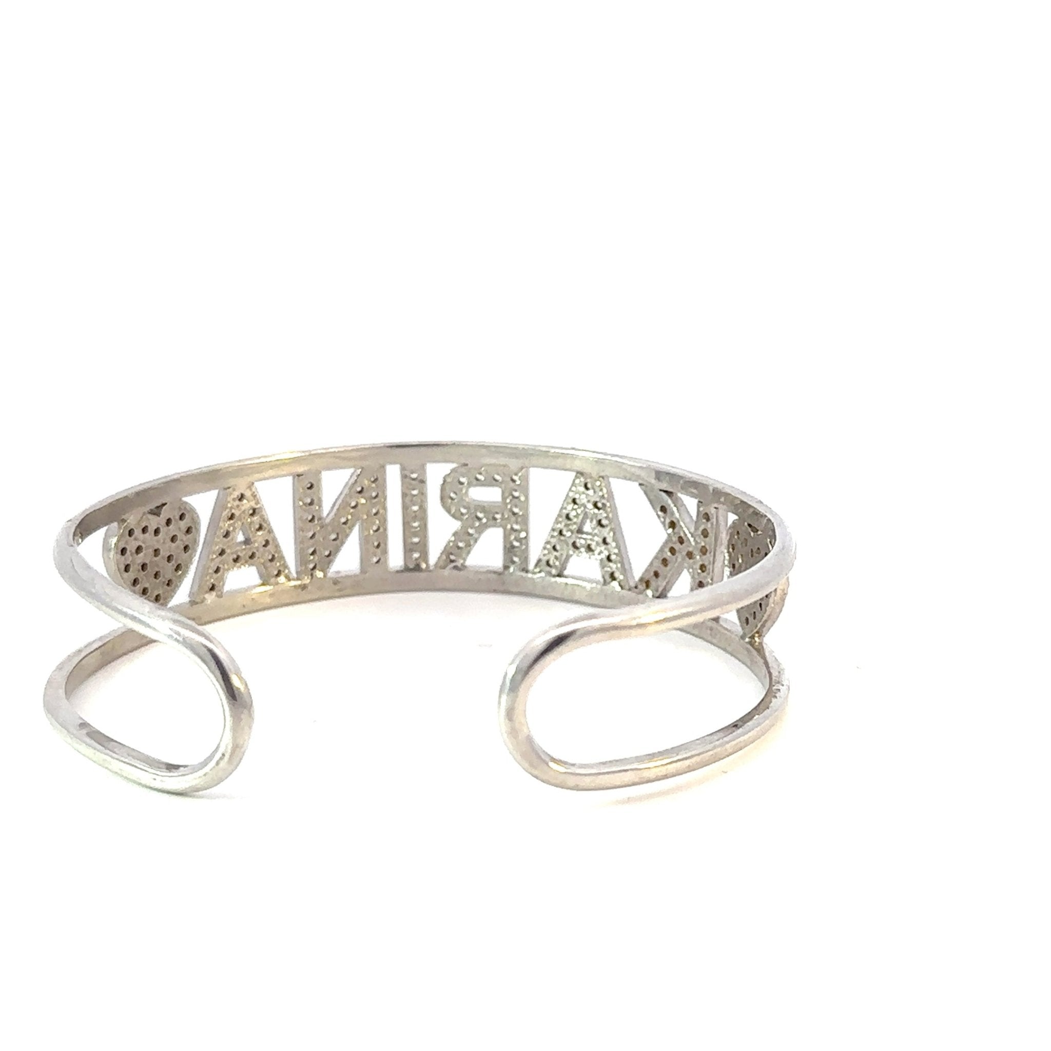 Personalised Silver Bracelet by Natkina