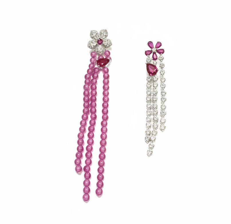 Pink Muse Earrings by Natkina