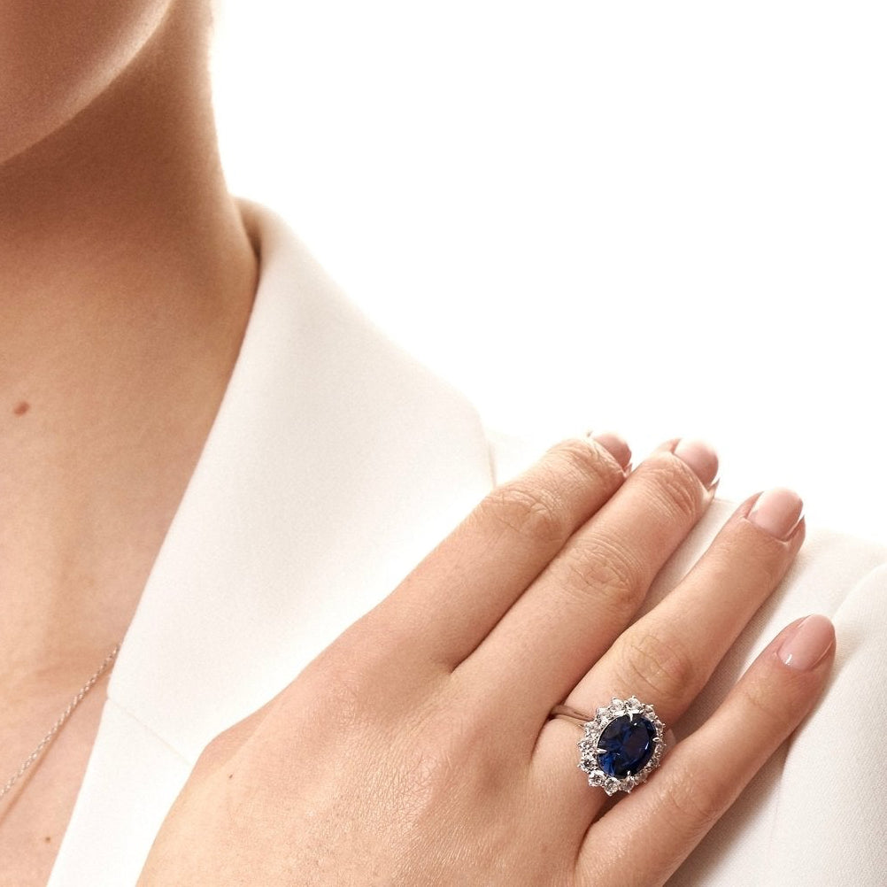 Princess Diana Inspired Engagement Ring by Natkina