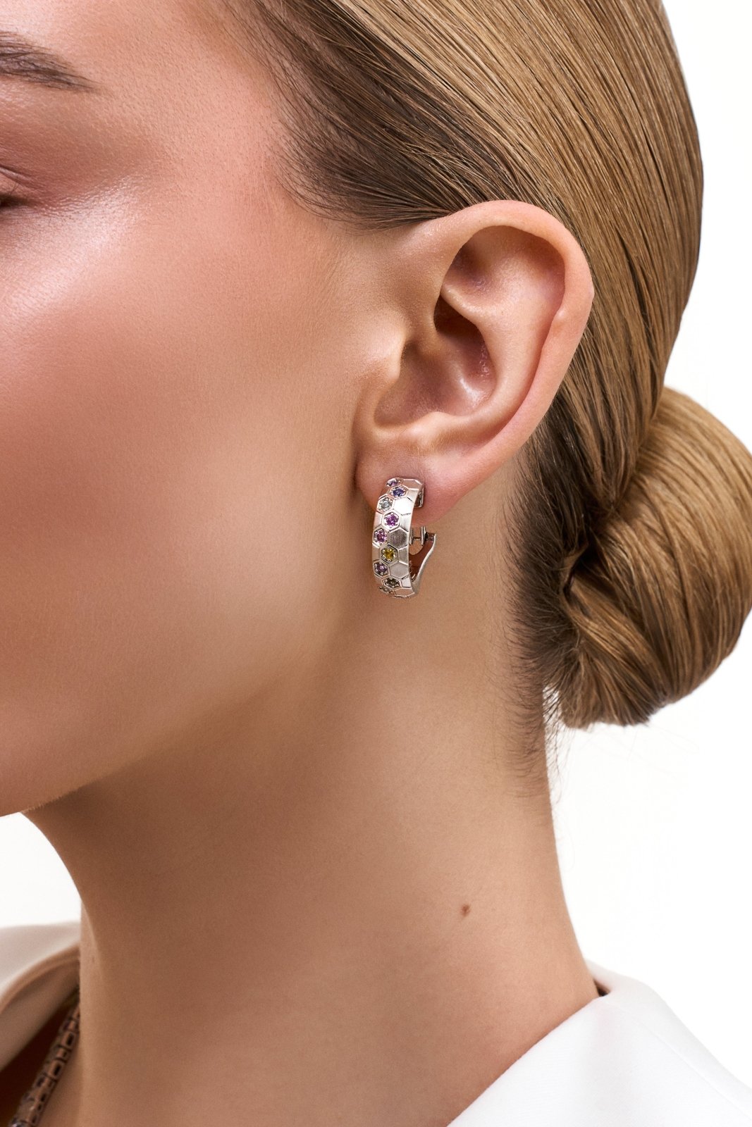Rainbow Mosaic Earrings by Natkina