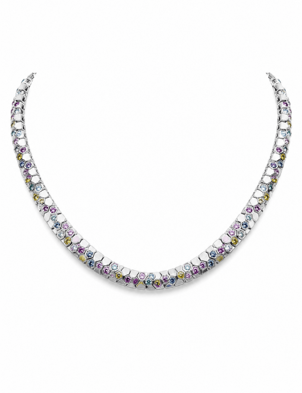 Rainbow Mosaic Necklace | Natkina