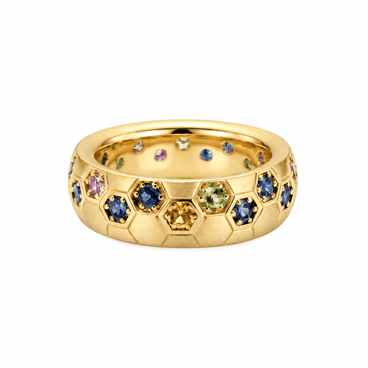 Rainbow Mosaic Ring by Natkina