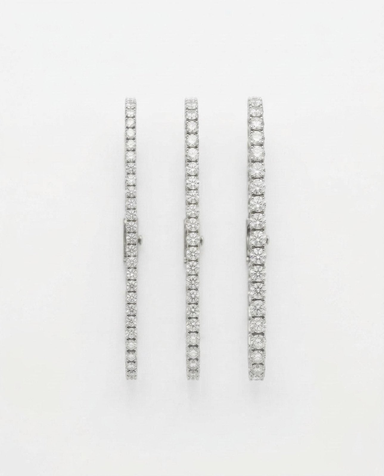 Real Diamond Slim Classic Tennis Bracelets by Natkina