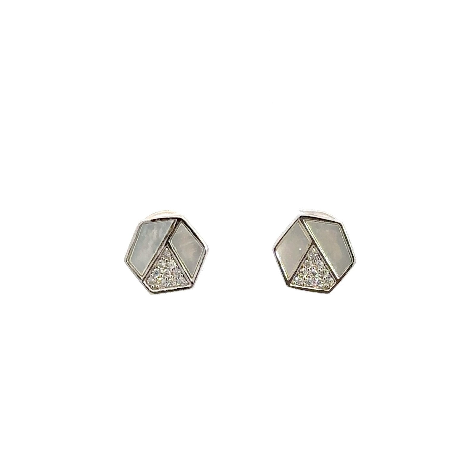 Shape Silver Earrings by Natkina